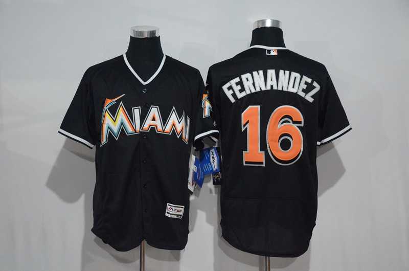 Miami Marlins #16 Jose Fernandez Black 2016 Flexbase Collection Stitched Jersey,We sell and wholesale Miami Marlins #16 Jose Fernandez Black 2016 Flexbase Collection Stitched Jersey on line form chian!