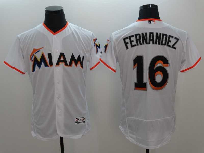 Miami Marlins #16 Jose Fernandez White 2016 Flexbase Collection Stitched Jersey,We sell and wholesale Miami Marlins #16 Jose Fernandez White 2016 Flexbase Collection Stitched Jersey on line form chian!