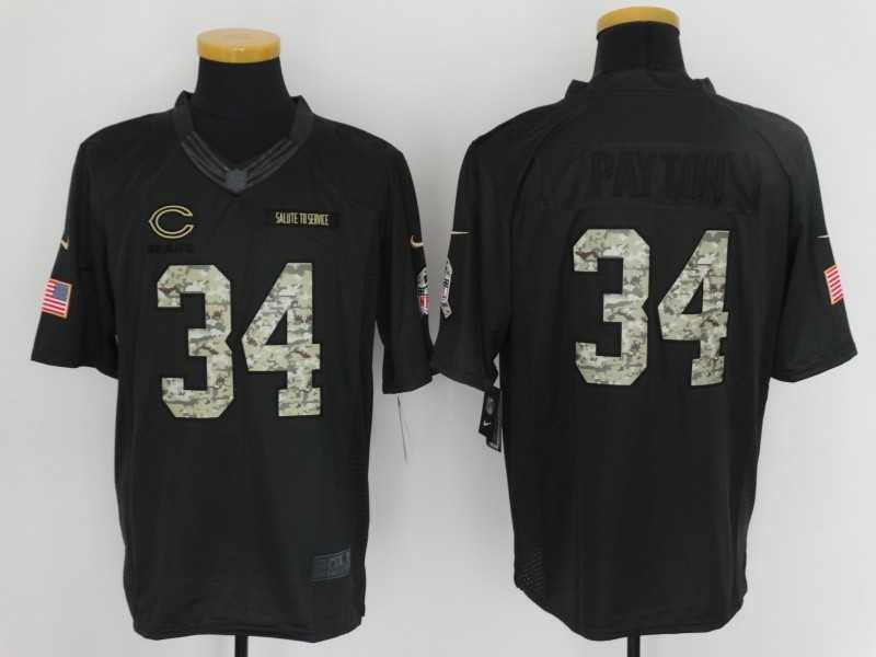 Nike Chicago Bears #34 Walter Payton Anthracite Salute To Service Men's Stitched Limited Jersey,We sell and wholesale Nike Chicago Bears #34 Walter Payton Anthracite Salute To Service Men's Stitched Limited Jersey on line form chian!