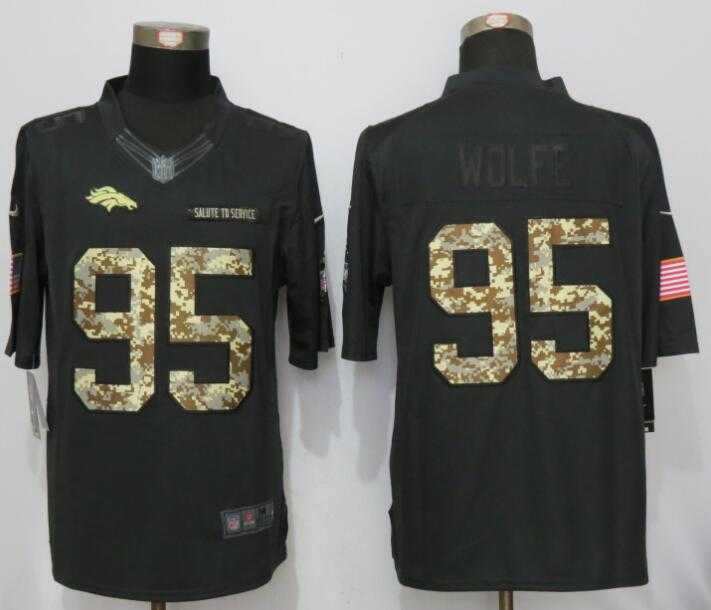 Nike Denver Broncos #95 Derek Wolfe Anthracite Salute To Service Men's Stitched Limited Jersey,We sell and wholesale Nike Denver Broncos #95 Derek Wolfe Anthracite Salute To Service Men's Stitched Limited Jersey on line form chian!