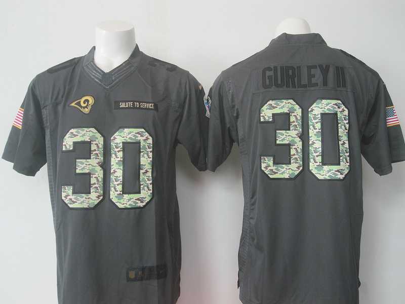 Nike Los Angeles Rams #30 Todd Gurley II Anthracite Salute To Service Men's Stitched Limited Jersey,We sell and wholesale Nike Los Angeles Rams #30 Todd Gurley II Anthracite Salute To Service Men's Stitched Limited Jersey on line form chian!