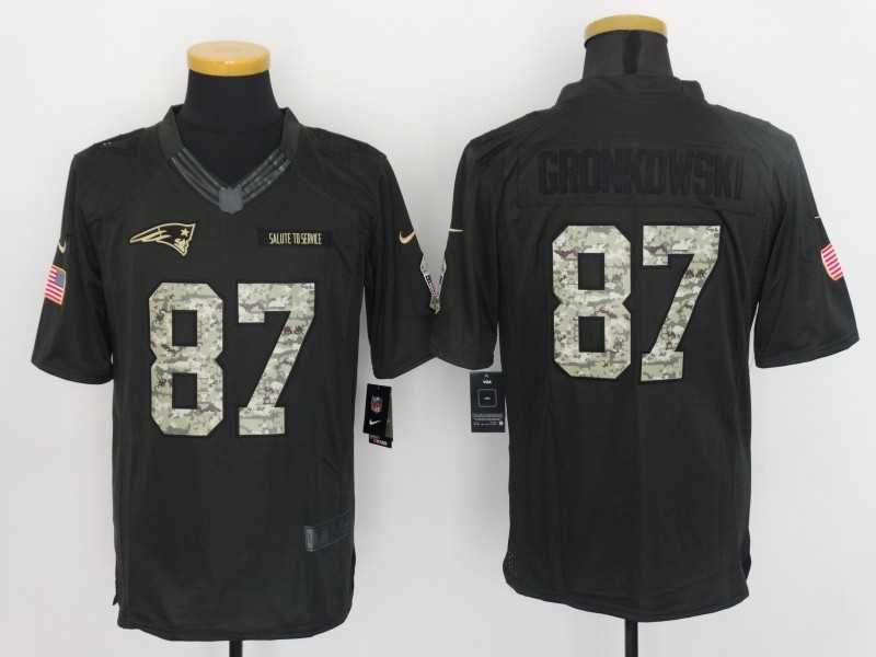 Nike New England Patriots #87 Rob Gronkowski Anthracite Salute To Service Men's Stitched Limited Jersey,We sell and wholesale Nike New England Patriots #87 Rob Gronkowski Anthracite Salute To Service Men's Stitched Limited Jersey on line form chian!