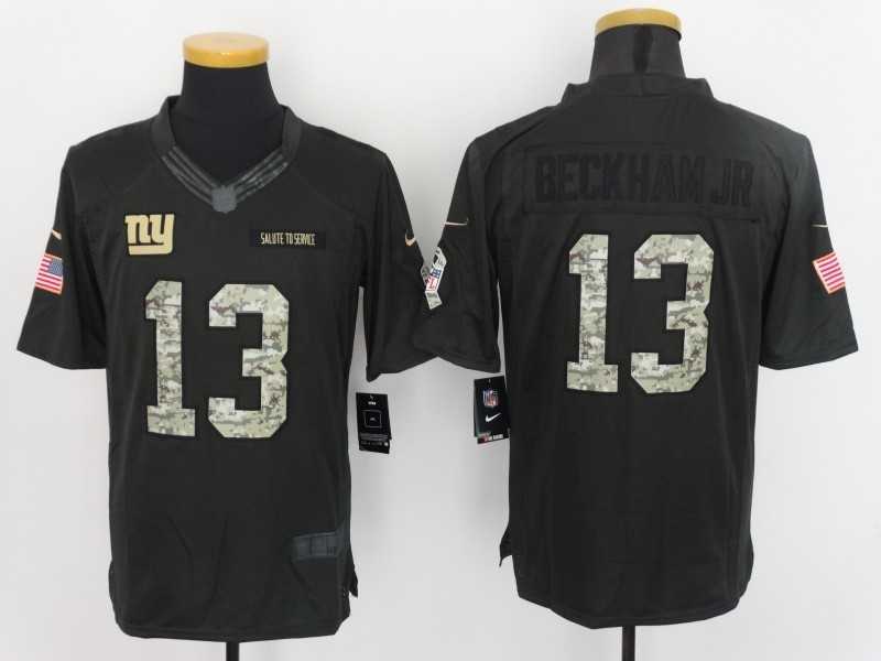 Nike New York Giants #13 Odell Beckham Jr Anthracite Salute To Service Men's Stitched Limited Jersey,We sell and wholesale Nike New York Giants #13 Odell Beckham Jr Anthracite Salute To Service Men's Stitched Limited Jersey on line form chian!