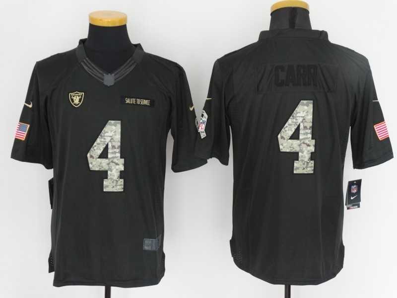 Nike Oakland Raiders #4 Derek Carr Anthracite Salute To Service Men's Stitched Limited Jersey,We sell and wholesale Nike Oakland Raiders #4 Derek Carr Anthracite Salute To Service Men's Stitched Limited Jersey on line form chian!