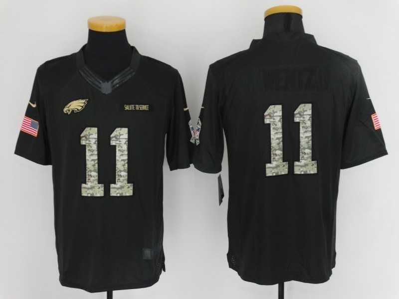 Nike Philadelphia Eagles #11 Carson Wentz Anthracite Salute To Service Men's Stitched Limited Jersey,We sell and wholesale Nike Philadelphia Eagles #11 Carson Wentz Anthracite Salute To Service Men's Stitched Limited Jersey on line form chian!