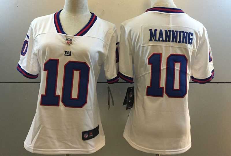 Women Nike Limited New York Giants #10 Eli Manning White Stitched NFL Rush Jersey,We sell and wholesale Women Nike Limited New York Giants #10 Eli Manning White Stitched NFL Rush Jersey on line form chian!