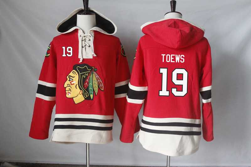 Chicago Blackhawks #19 Jonathan Toews Red Stitched NHL Pullover Hoodie,We sell and wholesale Chicago Blackhawks #19 Jonathan Toews Red Stitched NHL Pullover Hoodie on line form chian!