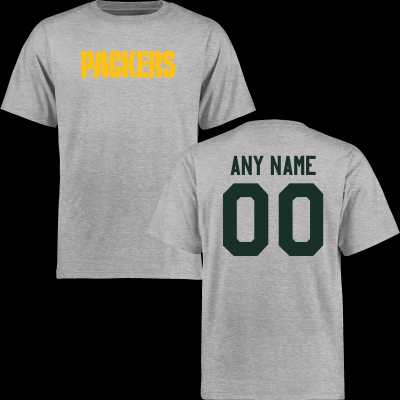 Customized Men's Green Bay Packers Design Your Own LightGray Fitted T-Shirt,We sell and wholesale Customized Men's Green Bay Packers Design Your Own LightGray Fitted T-Shirt on line form chian!