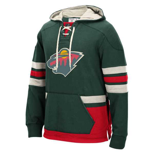 Customized Men's Minnesota Wild Any Name & Number Green-Red Stitched Hoodie,We sell and wholesale Customized Men's Minnesota Wild Any Name & Number Green-Red Stitched Hoodie on line form chian!