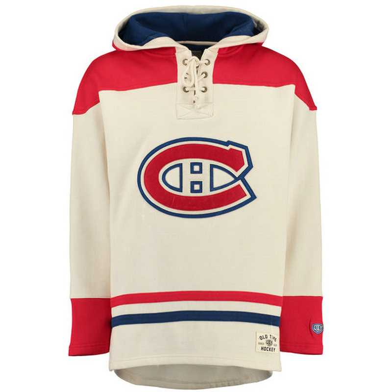 Customized Men's Montreal Canadiens Any Name & Number Cream Stitched NHL Hoodie,We sell and wholesale Customized Men's Montreal Canadiens Any Name & Number Cream Stitched NHL Hoodie on line form chian!