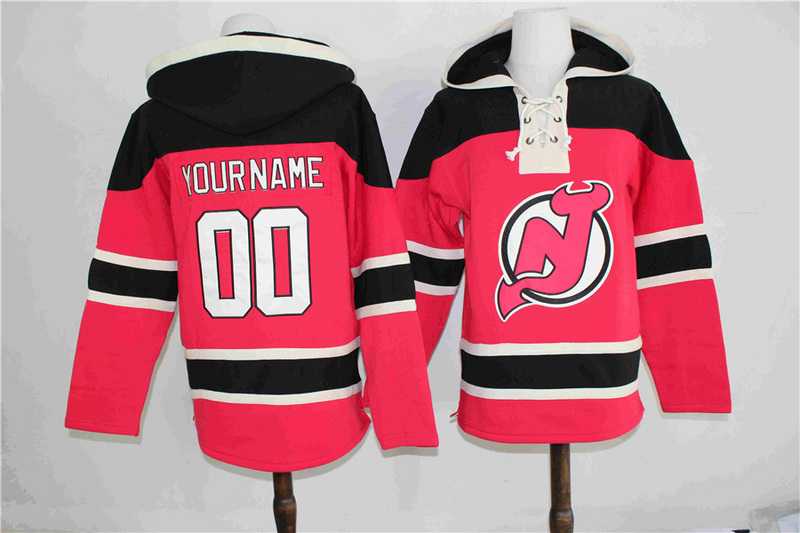 Customized Men's New Jersey Devils Any Name & Number Red Stitched NHL Hoodie,We sell and wholesale Customized Men's New Jersey Devils Any Name & Number Red Stitched NHL Hoodie on line form chian!