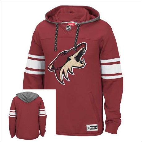 Customized Men's Phoenix Coyotes Any Name & Number Red Stitched Hoodie,We sell and wholesale Customized Men's Phoenix Coyotes Any Name & Number Red Stitched Hoodie on line form chian!