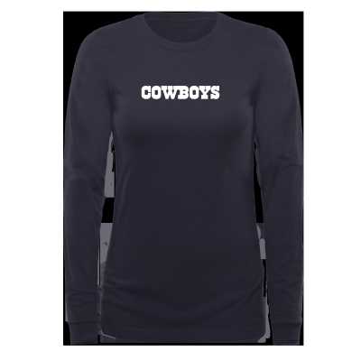 Customized Women Dallas Cowboys Design Your Own Long Sleeve Navy Blue Fitted T-Shirt,We sell and wholesale Customized Women Dallas Cowboys Design Your Own Long Sleeve Navy Blue Fitted T-Shirt on line form chian!