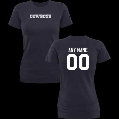 Customized Women Dallas Cowboys Design Your Own Navy Blue Fitted T-Shirt,We sell and wholesale Customized Women Dallas Cowboys Design Your Own Navy Blue Fitted T-Shirt on line form chian!