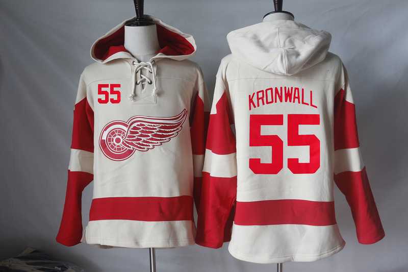 Detroit Red Wings #55 Niklas Kronwall Cream Stitched NHL Pullover Hoodie,We sell and wholesale Detroit Red Wings #55 Niklas Kronwall Cream Stitched NHL Pullover Hoodie on line form chian!