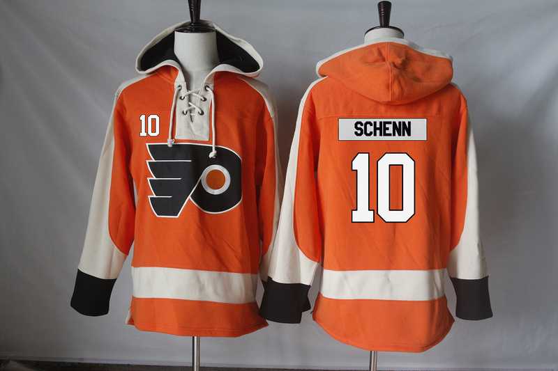 Philadelphia Flyers #10 Brayden Schenn Orange Stitched NHL Pullover Hoodie,We sell and wholesale Philadelphia Flyers #10 Brayden Schenn Orange Stitched NHL Pullover Hoodie on line form chian!