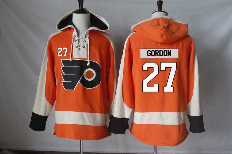Philadelphia Flyers #27 Gordon Orange Stitched NHL Pullover Hoodie,We sell and wholesale Philadelphia Flyers #27 Gordon Orange Stitched NHL Pullover Hoodie on line form chian!