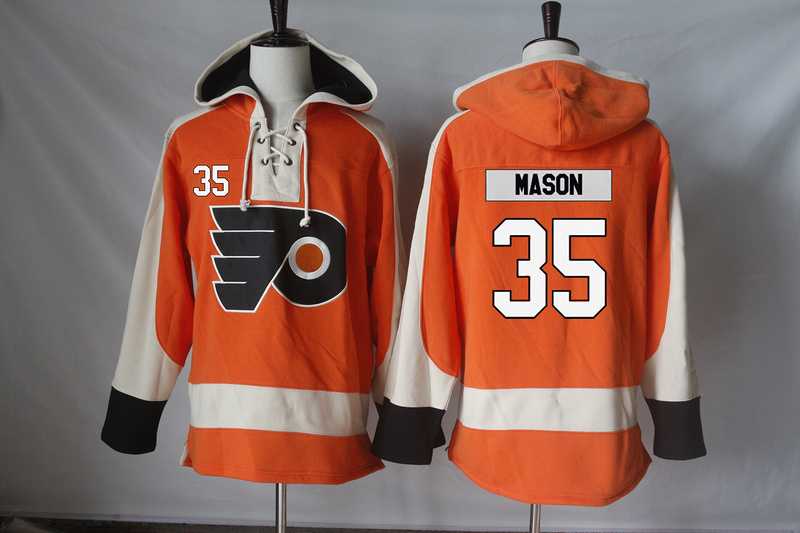 Philadelphia Flyers #35 Steve Mason Orange Stitched NHL Pullover Hoodie,We sell and wholesale Philadelphia Flyers #35 Steve Mason Orange Stitched NHL Pullover Hoodie on line form chian!