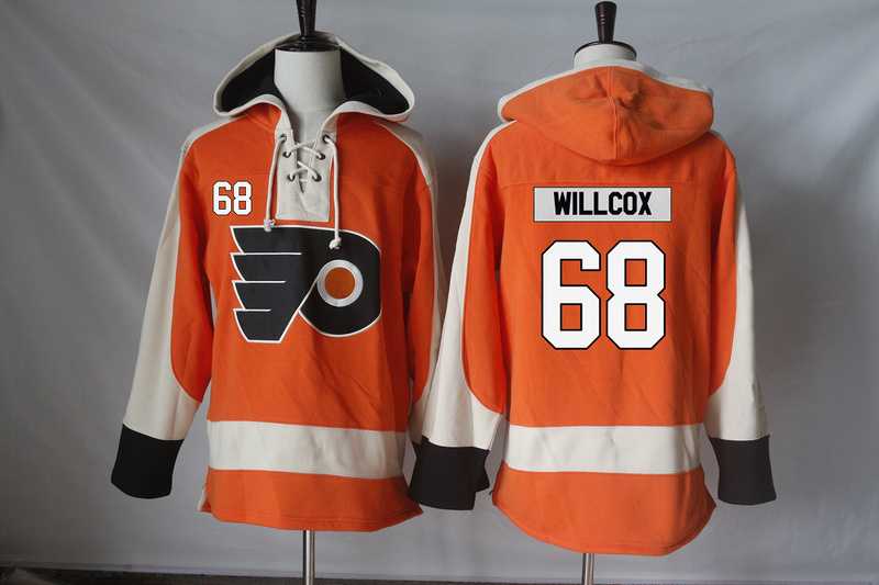 Philadelphia Flyers #68 Willcox Orange Stitched NHL Pullover Hoodie,We sell and wholesale Philadelphia Flyers #68 Willcox Orange Stitched NHL Pullover Hoodie on line form chian!