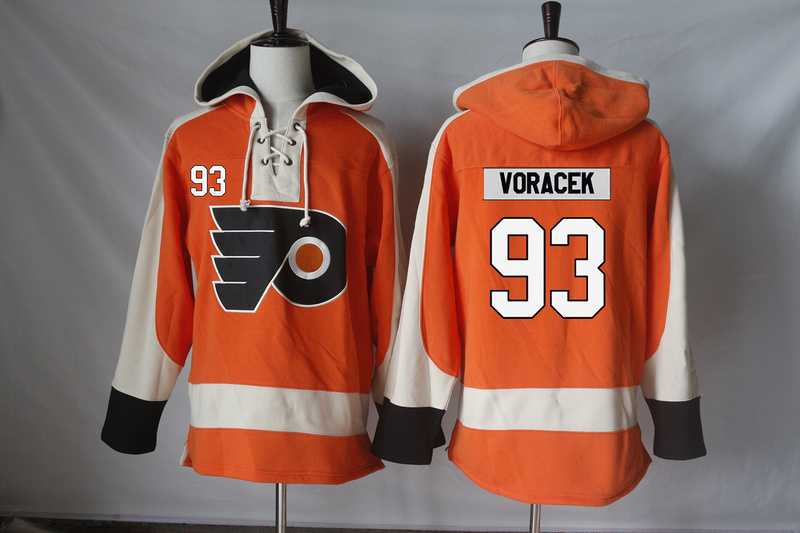 Philadelphia Flyers #93 Jakub Voracek Orange Stitched NHL Pullover Hoodie,We sell and wholesale Philadelphia Flyers #93 Jakub Voracek Orange Stitched NHL Pullover Hoodie on line form chian!
