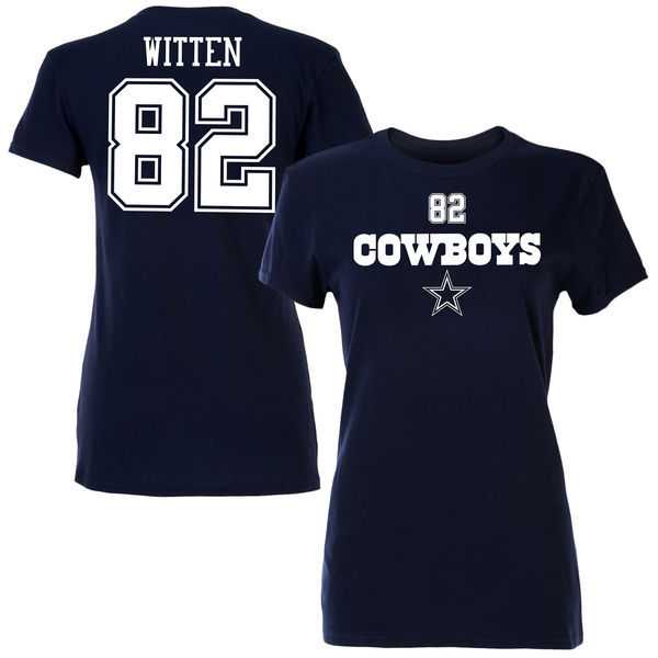 WOMEN DALLAS COWBOYS #82 JASON WITTEN NAVY PLUS SIZE NAME & NUMBER WALNUT T-SHIRT,We sell and wholesale WOMEN DALLAS COWBOYS #82 JASON WITTEN NAVY PLUS SIZE NAME & NUMBER WALNUT T-SHIRT on line form chian!