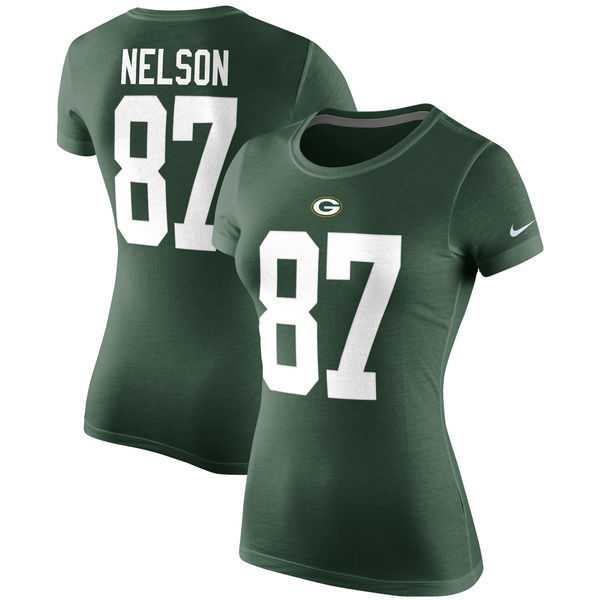 WOMEN GREEN BAY PACKERS #87 JORDY NELSON NIKE GREEN PLAYER NAME & NUMBER T-SHIRT,We sell and wholesale WOMEN GREEN BAY PACKERS #87 JORDY NELSON NIKE GREEN PLAYER NAME & NUMBER T-SHIRT on line form chian!