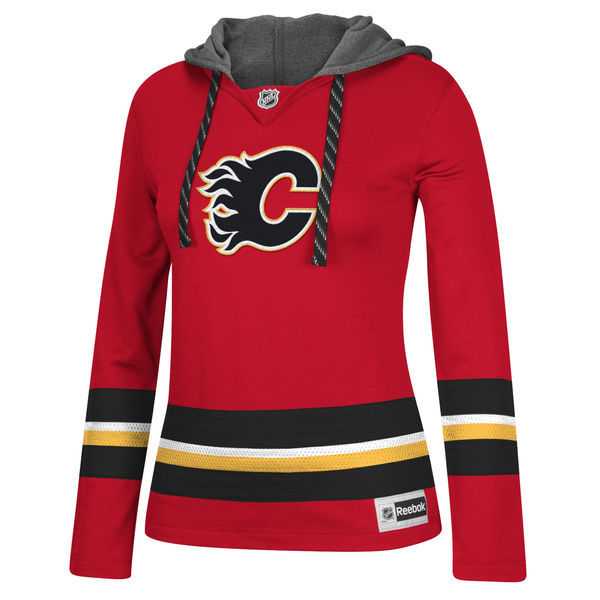 Women Calgary Flames Blank (No Name & Number) Red Stitched NHL Pullover Hoodie WanKe,We sell and wholesale Women Calgary Flames Blank (No Name & Number) Red Stitched NHL Pullover Hoodie WanKe on line form chian!