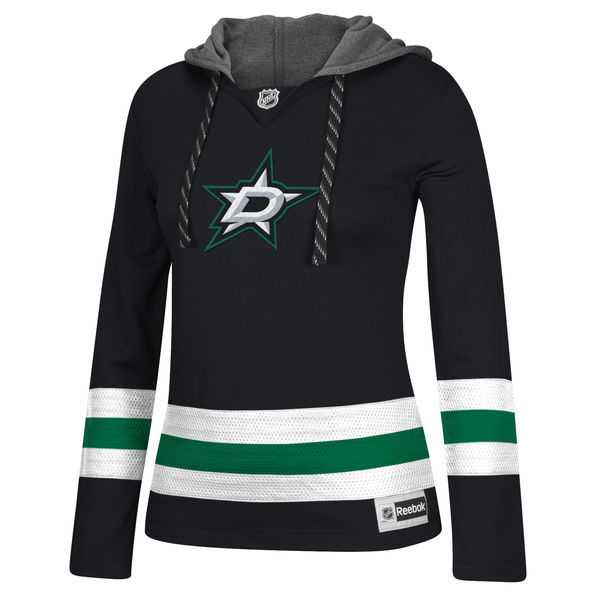 Women Dallas Stars Blank (No Name & Number) Black Stitched NHL Pullover Hoodie WanKe,We sell and wholesale Women Dallas Stars Blank (No Name & Number) Black Stitched NHL Pullover Hoodie WanKe on line form chian!