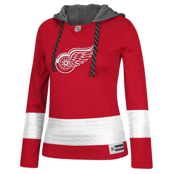 Women Detroit Red Wings Blank (No Name & Number) Red Stitched NHL Pullover Hoodie WanKe,We sell and wholesale Women Detroit Red Wings Blank (No Name & Number) Red Stitched NHL Pullover Hoodie WanKe on line form chian!