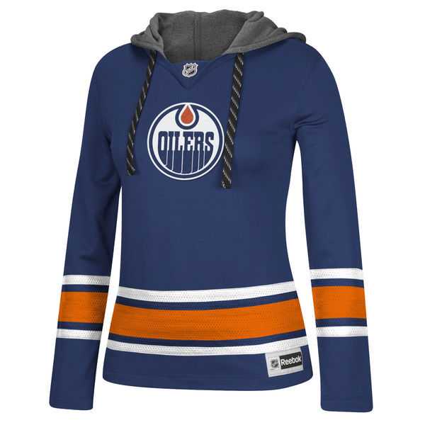 Women Edmonton Oilers Blank (No Name & Number) Navy Blue Stitched NHL Pullover Hoodie WanKe,We sell and wholesale Women Edmonton Oilers Blank (No Name & Number) Navy Blue Stitched NHL Pullover Hoodie WanKe on line form chian!