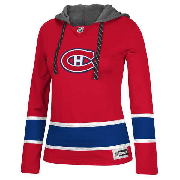 Women Montreal Canadiens Blank (No Name & Number) Red Stitched NHL Pullover Hoodie WanKe,We sell and wholesale Women Montreal Canadiens Blank (No Name & Number) Red Stitched NHL Pullover Hoodie WanKe on line form chian!