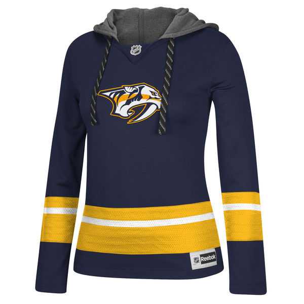 Women Nashville Predators Blank (No Name & Number) Navy Blue Stitched NHL Pullover Hoodie WanKe,We sell and wholesale Women Nashville Predators Blank (No Name & Number) Navy Blue Stitched NHL Pullover Hoodie WanKe on line form chian!