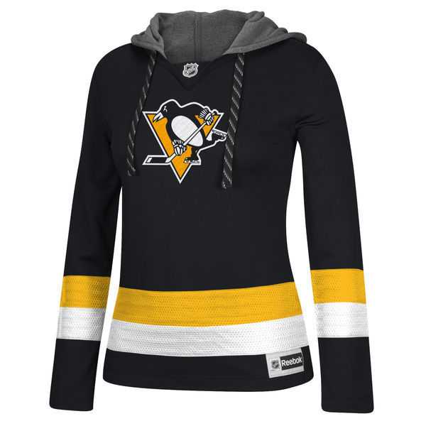 Women Pittsburgh Penguins Blank (No Name & Number) Black Stitched NHL Pullover Hoodie WanKe,We sell and wholesale Women Pittsburgh Penguins Blank (No Name & Number) Black Stitched NHL Pullover Hoodie WanKe on line form chian!