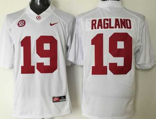Alabama Crimson Tide #19 Reggie Ragland White Stitched NCAA Jersey,We sell and wholesale Alabama Crimson Tide #19 Reggie Ragland White Stitched NCAA Jersey on line form chian!
