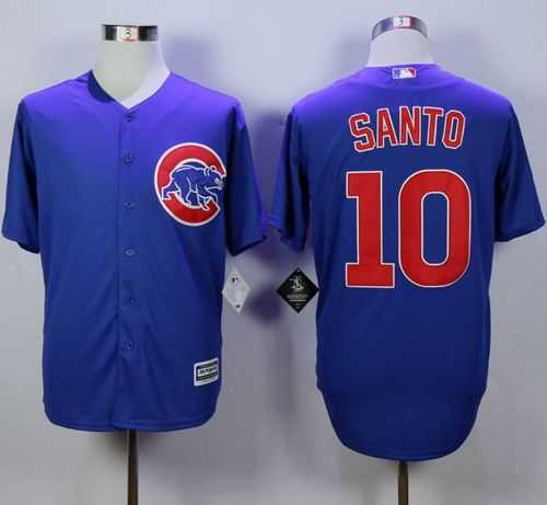 Chicago Cubs #10 Ron Santo Blue New Cool Base Stitched MLB Jersey,We sell and wholesale Chicago Cubs #10 Ron Santo Blue New Cool Base Stitched MLB Jersey on line form chian!