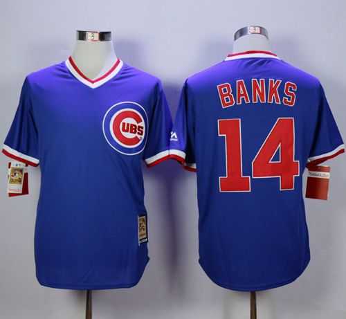 Chicago Cubs #14 Ernie Banks Blue Cooperstown Stitched MLB Jersey,We sell and wholesale Chicago Cubs #14 Ernie Banks Blue Cooperstown Stitched MLB Jersey on line form chian!