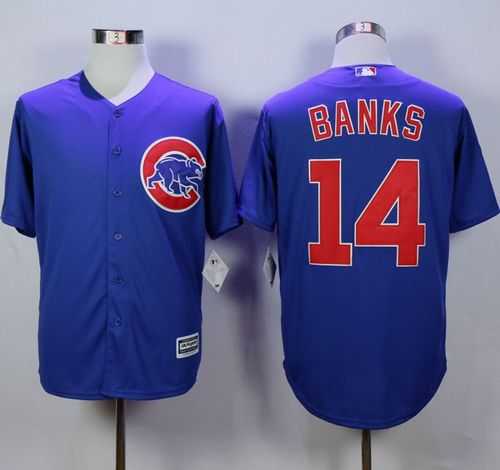 Chicago Cubs #14 Ernie Banks Blue New Cool Base Stitched MLB Jersey,We sell and wholesale Chicago Cubs #14 Ernie Banks Blue New Cool Base Stitched MLB Jersey on line form chian!