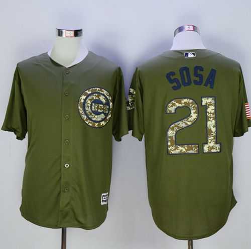 Chicago Cubs #21 Sammy Sosa Green Camo New Cool Base Stitched MLB Jersey,We sell and wholesale Chicago Cubs #21 Sammy Sosa Green Camo New Cool Base Stitched MLB Jersey on line form chian!