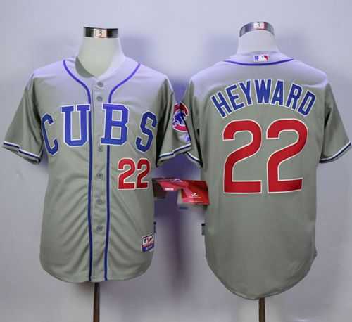 Chicago Cubs #22 Jason Heyward Gray Alternate Road Cool Base Stitched MLB Jersey,We sell and wholesale Chicago Cubs #22 Jason Heyward Gray Alternate Road Cool Base Stitched MLB Jersey on line form chian!