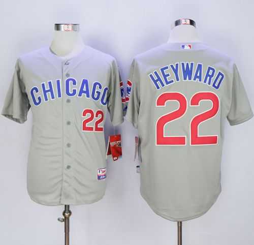 Chicago Cubs #22 Jason Heyward Gray Road Cool Base Stitched MLB Jersey,We sell and wholesale Chicago Cubs #22 Jason Heyward Gray Road Cool Base Stitched MLB Jersey on line form chian!