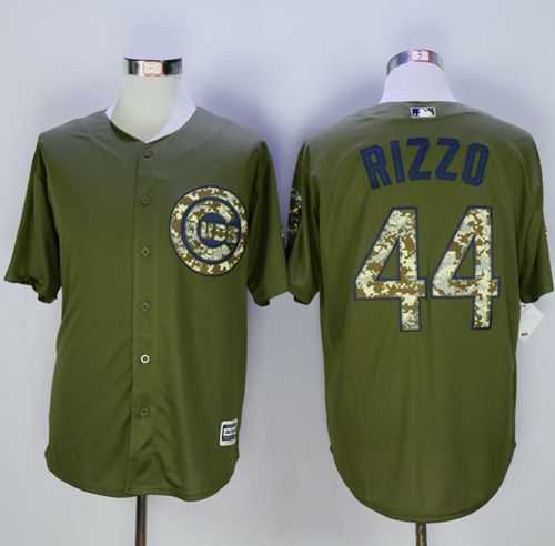 Chicago Cubs #44 Anthony Rizzo Green Camo New Cool Base Stitched MLB Jersey,We sell and wholesale Chicago Cubs #44 Anthony Rizzo Green Camo New Cool Base Stitched MLB Jersey on line form chian!