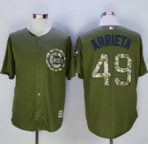 Chicago Cubs #49 Jake Arrieta Green Camo New Cool Base Stitched Mlb Jersey,We sell and wholesale Chicago Cubs #49 Jake Arrieta Green Camo New Cool Base Stitched Mlb Jersey on line form chian!