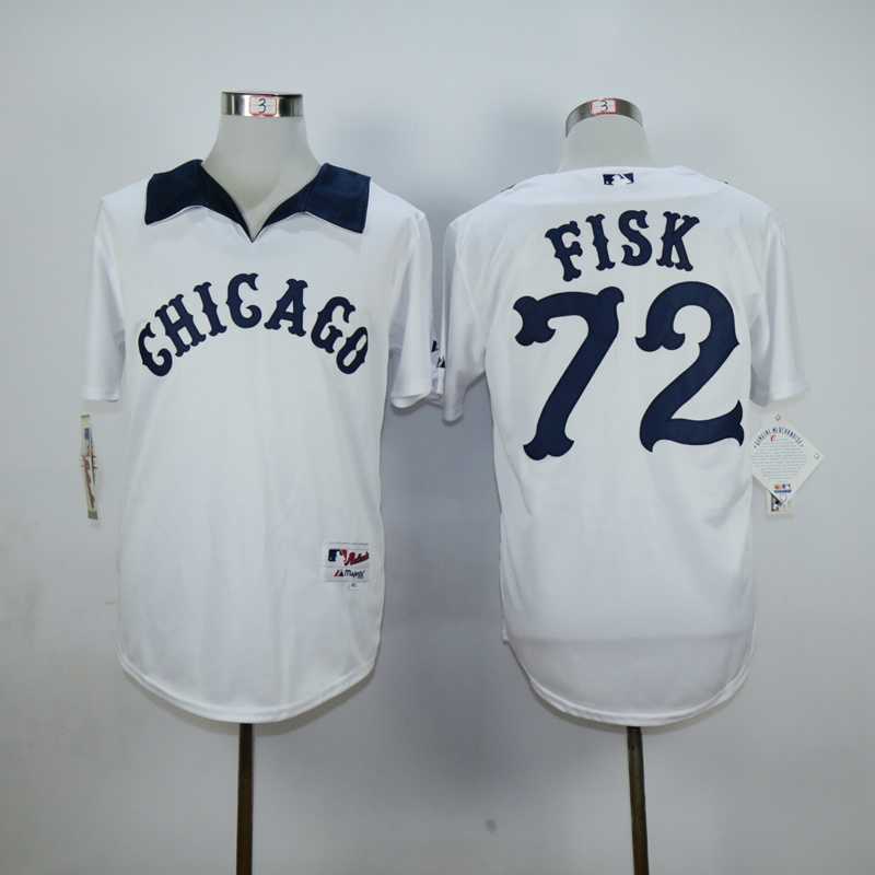 Chicago White Sox #72 Carlton Fisk White 1976 Turn Back Stitched MLB Jersey,We sell and wholesale Chicago White Sox #72 Carlton Fisk White 1976 Turn Back Stitched MLB Jersey on line form chian!