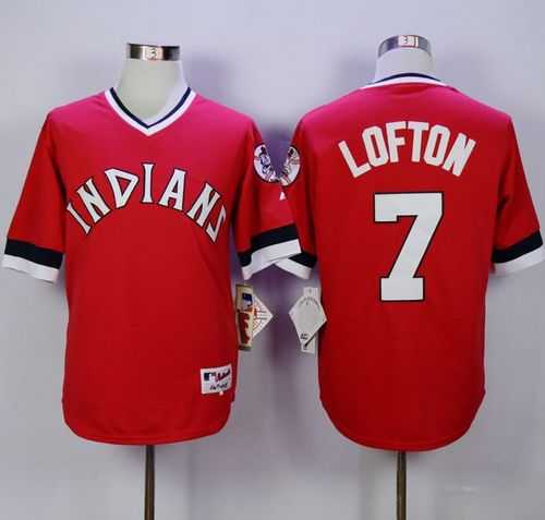 Cleveland Indians #7 Kenny Lofton Red 1978 Turn Back The Clock Stitched MLB Jersey,We sell and wholesale Cleveland Indians #7 Kenny Lofton Red 1978 Turn Back The Clock Stitched MLB Jersey on line form chian!