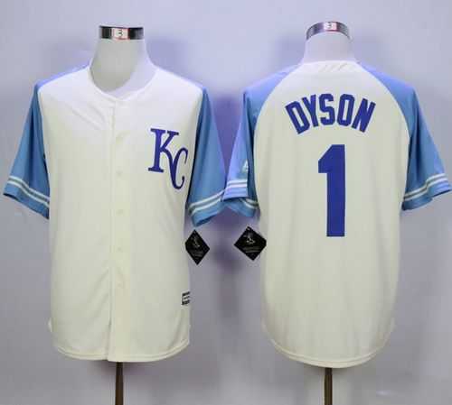 Kansas City Royals #1 Jarrod Dyson Cream Exclusive Vintage Stitched MLB Jersey,We sell and wholesale Kansas City Royals #1 Jarrod Dyson Cream Exclusive Vintage Stitched MLB Jersey on line form chian!