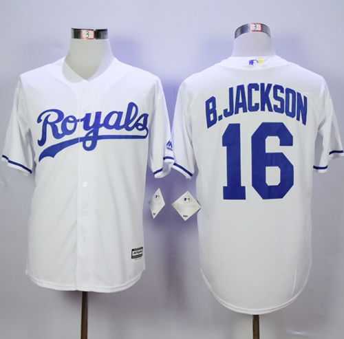Kansas City Royals #16 Bo Jackson New White Cool Base Stitched MLB Jersey,We sell and wholesale Kansas City Royals #16 Bo Jackson New White Cool Base Stitched MLB Jersey on line form chian!