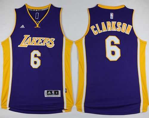 Los Angeles Lakers #6 Jordan Clarkson Purple Stitched NBA Jersey,We sell and wholesale Los Angeles Lakers #6 Jordan Clarkson Purple Stitched NBA Jersey on line form chian!