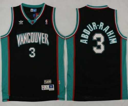 Memphis Grizzlies #3 Shareef Abdur-Rahim Black Throwback Stitched NBA Jersey,We sell and wholesale Memphis Grizzlies #3 Shareef Abdur-Rahim Black Throwback Stitched NBA Jersey on line form chian!