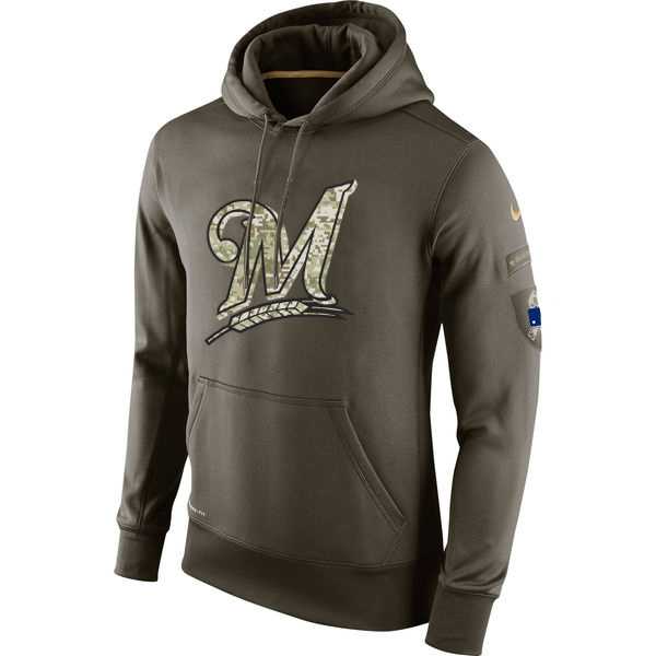 Men's Milwaukee Brewers Nike Olive Salute To Service KO Performance Hoodie,We sell and wholesale Men's Milwaukee Brewers Nike Olive Salute To Service KO Performance Hoodie on line form chian!
