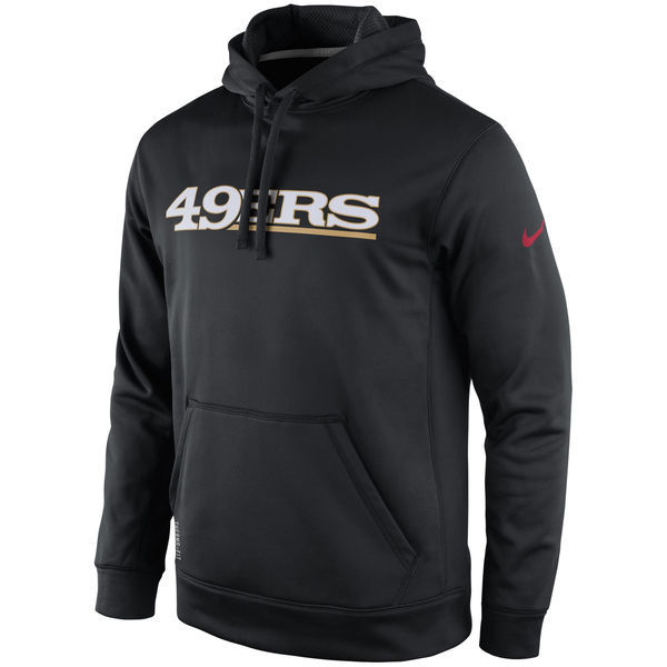 Men's San Francisco 49ers Nike Black KO Wordmark Performance Hoodie,We sell and wholesale Men's San Francisco 49ers Nike Black KO Wordmark Performance Hoodie on line form chian!
